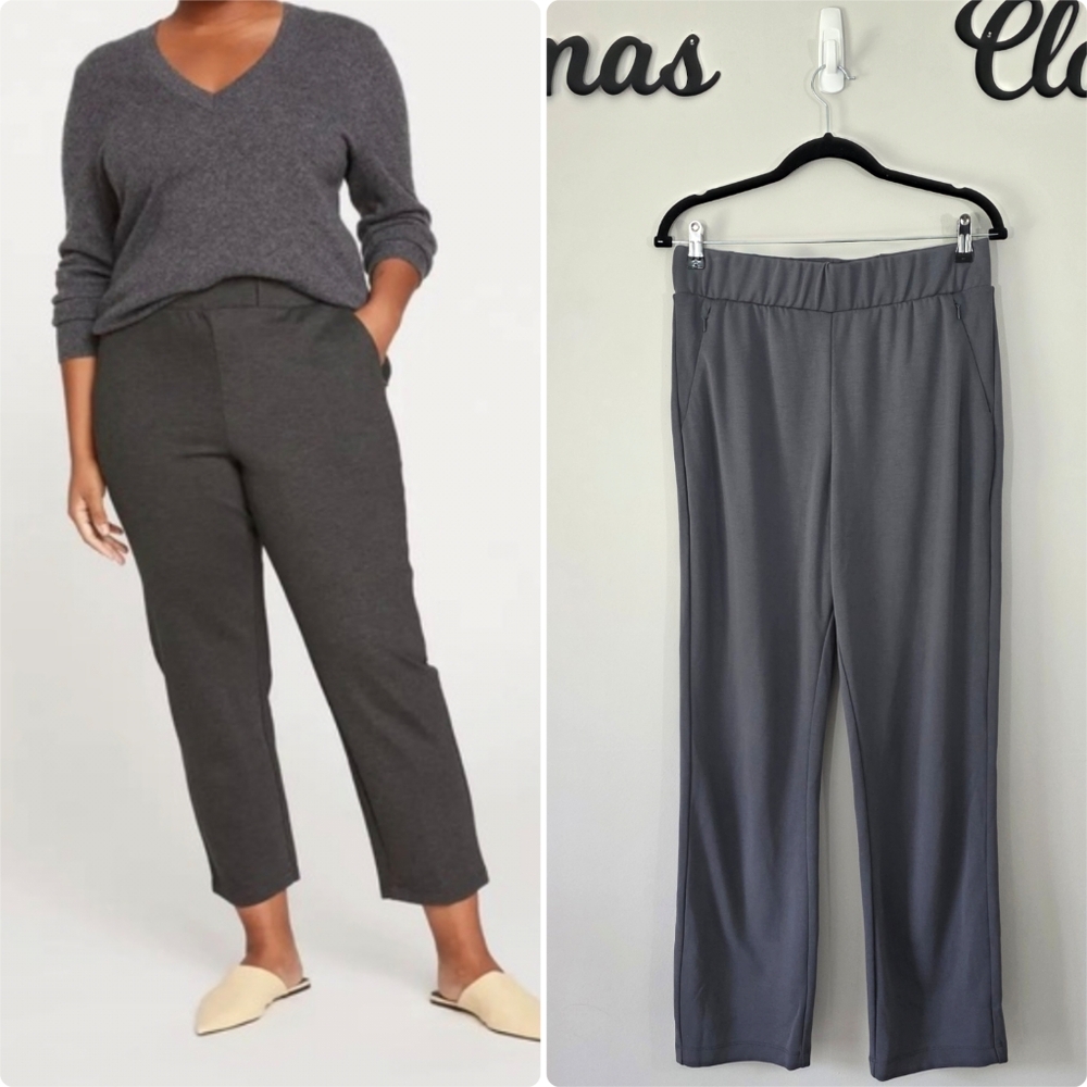 Universal Standard Smart Signature‎ Ponte Gray Pants Size 10-12